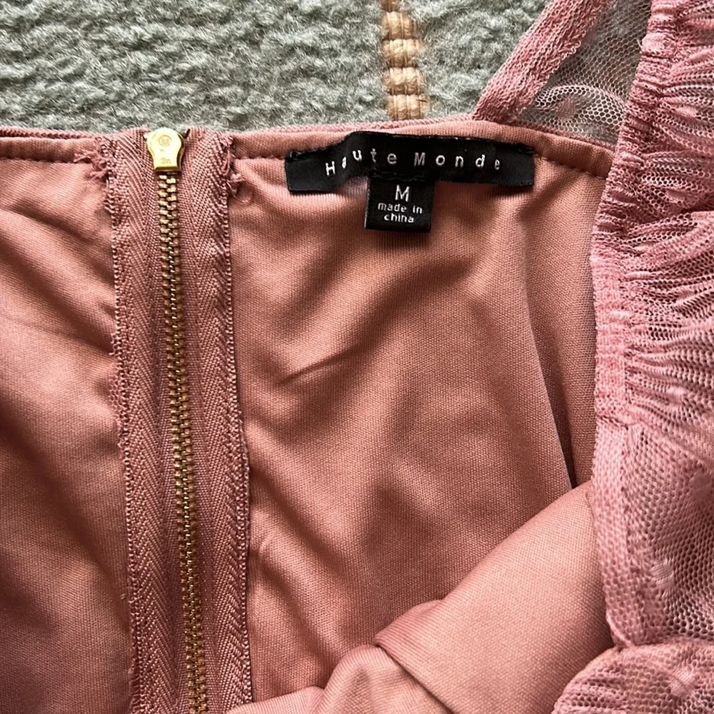 Pink Ruffle Dress - Picture 3 of 4